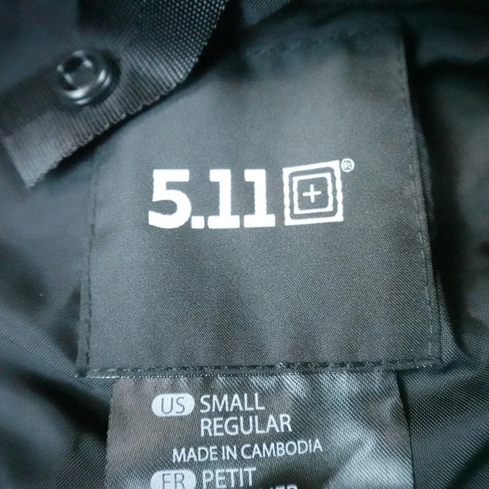 NEW 5.11 Tactical Jacket Mens S Black 3 In 1 Parka 2.0 Coat Waterproof Shell Top